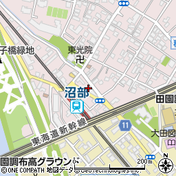 東京都大田区田園調布本町27周辺の地図