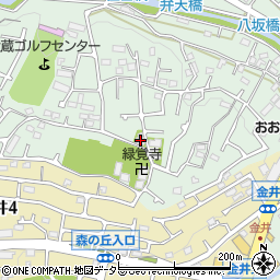 東京都町田市大蔵町3104周辺の地図