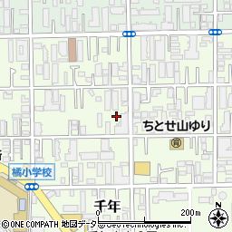 神奈川県川崎市高津区千年889周辺の地図