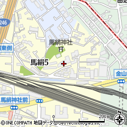 ライオンズマンション宮崎台第８周辺の地図