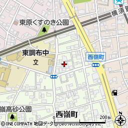 東京都大田区西嶺町6周辺の地図
