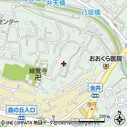 東京都町田市大蔵町3159周辺の地図