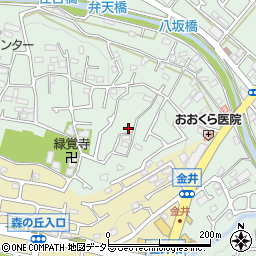 東京都町田市大蔵町3157-7周辺の地図