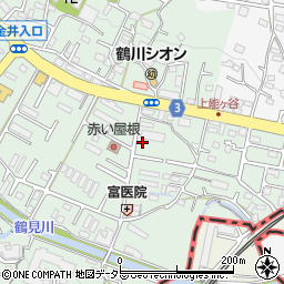 東京都町田市大蔵町115周辺の地図