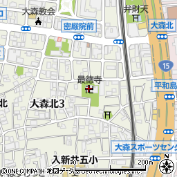 最徳寺周辺の地図