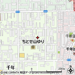 神奈川県川崎市高津区千年988-2周辺の地図