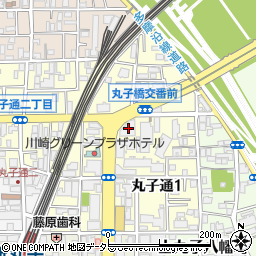 ワークショップタマイ丸子橋店周辺の地図