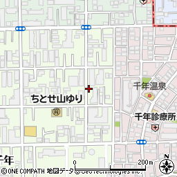 神奈川県川崎市高津区千年992-1周辺の地図