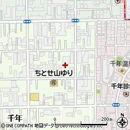 神奈川県川崎市高津区千年989周辺の地図