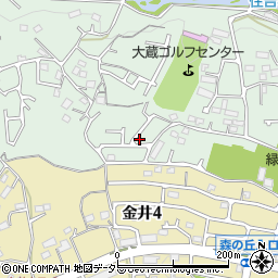 東京都町田市大蔵町3069-12周辺の地図