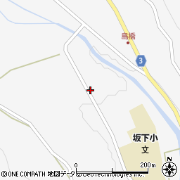 岐阜県中津川市坂下2363周辺の地図