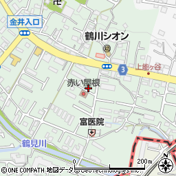 東京都町田市大蔵町121周辺の地図