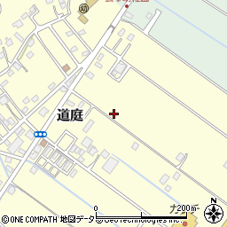 千葉県東金市道庭周辺の地図