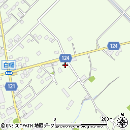 千葉県山武市白幡1571周辺の地図