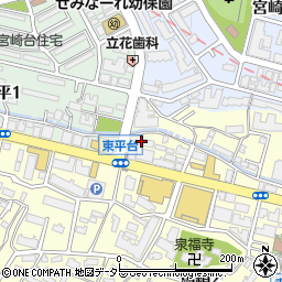 サンクレスト宮崎台周辺の地図
