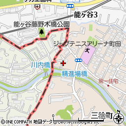 東京都町田市三輪町7周辺の地図