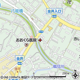 東京都町田市大蔵町202周辺の地図