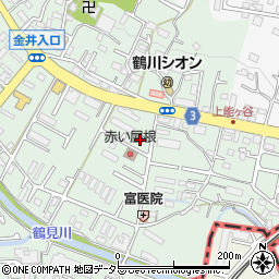 東京都町田市大蔵町120周辺の地図