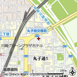 中原警察署丸子橋交番周辺の地図