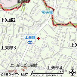 神奈川県相模原市中央区上矢部5丁目1周辺の地図