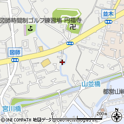東京都町田市図師町1739-4周辺の地図