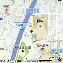 神奈川県川崎市高津区千年1276-6周辺の地図