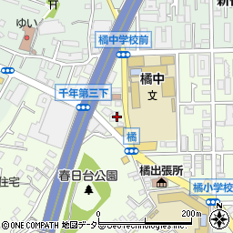 神奈川県川崎市高津区千年1276周辺の地図