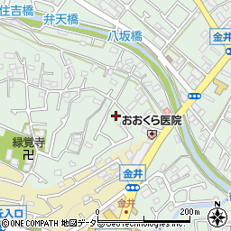 東京都町田市大蔵町3152-14周辺の地図