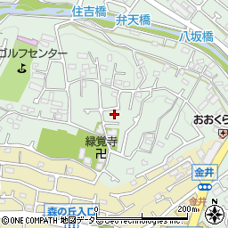 東京都町田市大蔵町3119周辺の地図