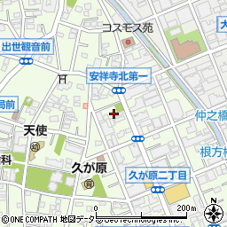 東京都大田区久が原2丁目10周辺の地図