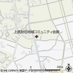 上武射田地域コミュニティ会館周辺の地図