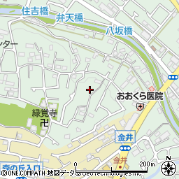 東京都町田市大蔵町3157-12周辺の地図
