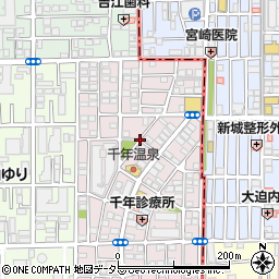 神奈川県川崎市高津区千年新町13周辺の地図