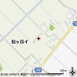 千葉県山武市松ヶ谷イ728周辺の地図