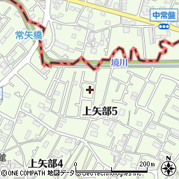 神奈川県相模原市中央区上矢部5丁目9周辺の地図