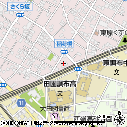 東京都大田区田園調布本町22周辺の地図