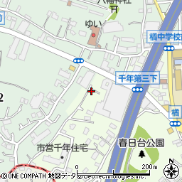 神奈川県川崎市高津区千年1245-16周辺の地図
