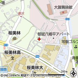 東京都町田市常盤町3616-4周辺の地図