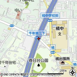 神奈川県川崎市高津区千年1197周辺の地図