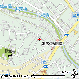 東京都町田市大蔵町3152-6周辺の地図