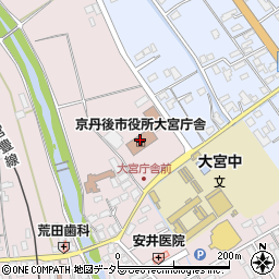 京都地方税機構丹後地方事務所周辺の地図