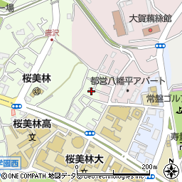 東京都町田市常盤町3616-5周辺の地図