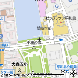 東京都大田区平和の森公園1周辺の地図
