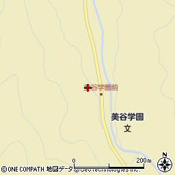 美谷学園周辺の地図