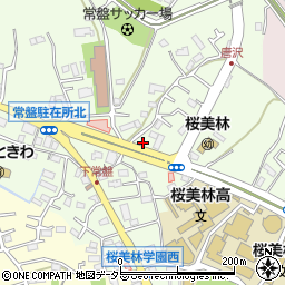 東京都町田市常盤町3592周辺の地図