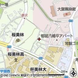 東京都町田市常盤町3616-7周辺の地図