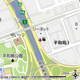 東京都大田区平和島3丁目1周辺の地図