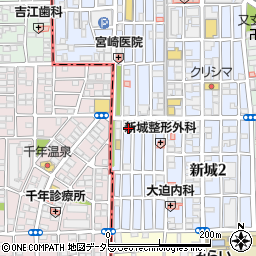 すし勘 本店 武蔵本城周辺の地図