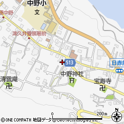 山梨信用金庫津久井支店周辺の地図