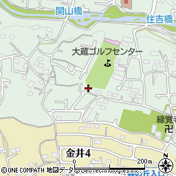 大蔵関山公園周辺の地図